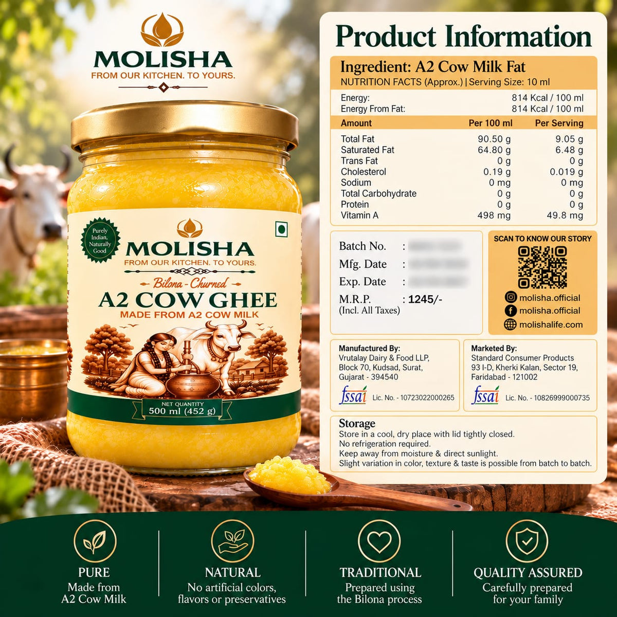 A2 Cow Ghee